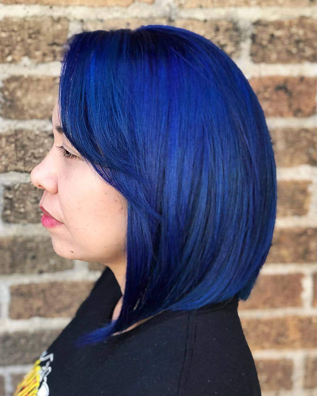 Iroiro 45 Deep Blue Natural Vegan Cruelty-Free Semi-Permanent Hair Color - Image 4