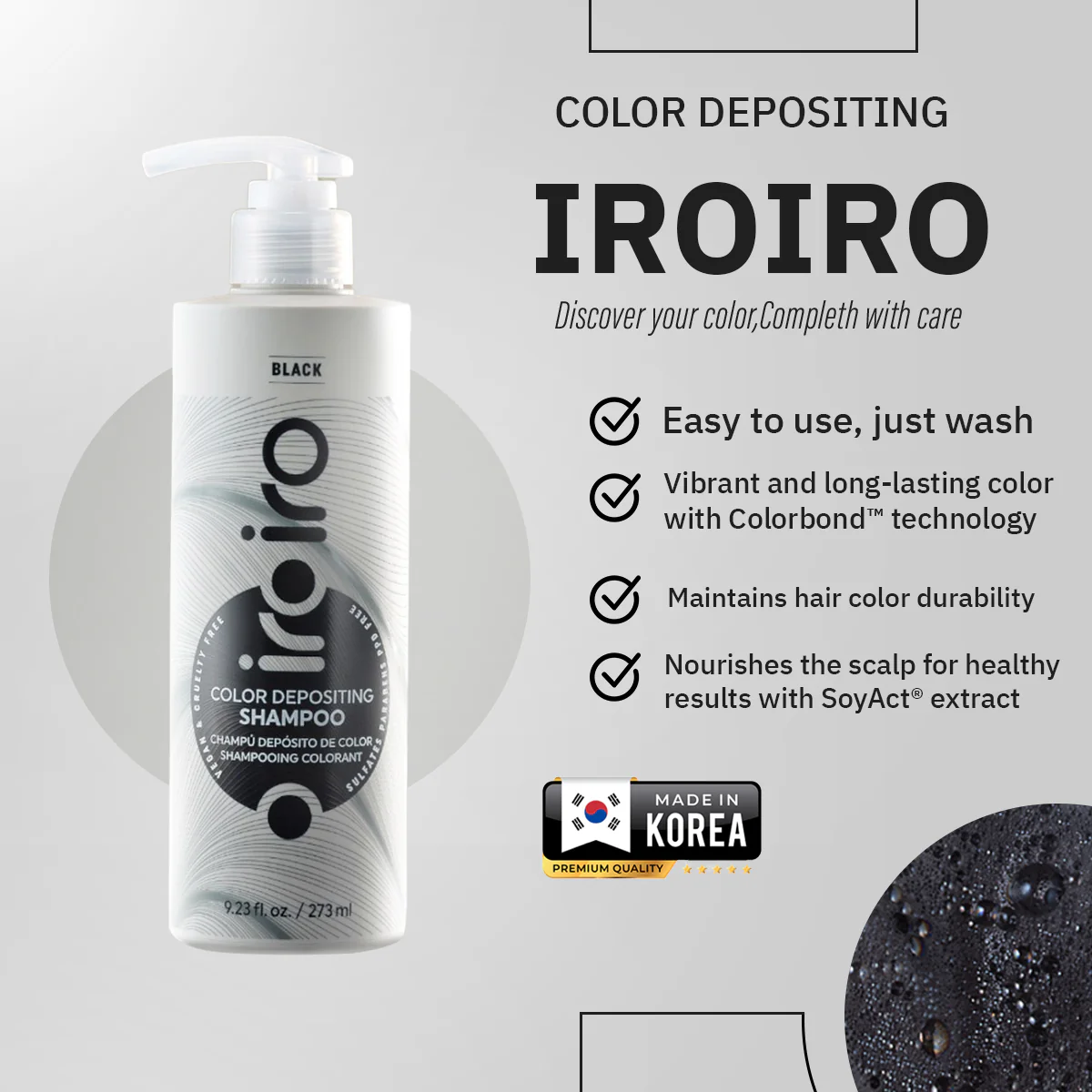 Iroiro Brown Color Depositing Shampoo - Image 3