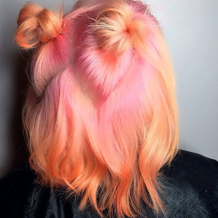 Iroiro 250 Peach Pastel Vegan Cruelty-Free Semi-Permanent Hair Color - Image 3